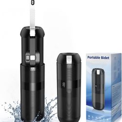 Portable Bidet for Travel - Electric Travel Bidet with 180° Adjustable Nozzle, 2 Spray Modes & IPX7 Waterproof | Rechargeable Personal Hygiene Solutio
