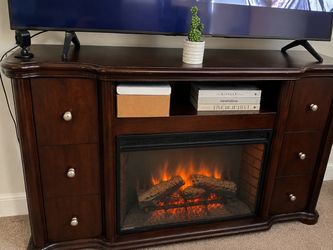 Electric Fireplace TV Stand Console