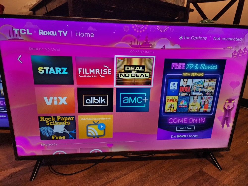 TCL Roku Flatsreen 50inch