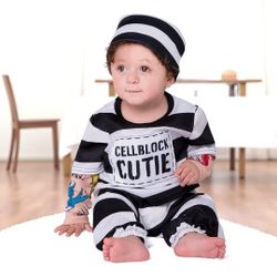 Toddler Jail Bird Costume by Spooktacular Creations, 3T