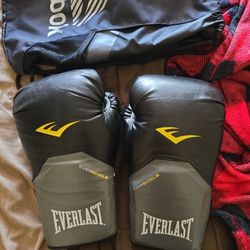 *Please Read Description* Everlast Men's Boxing Gloves 16oz And Carrying Bag