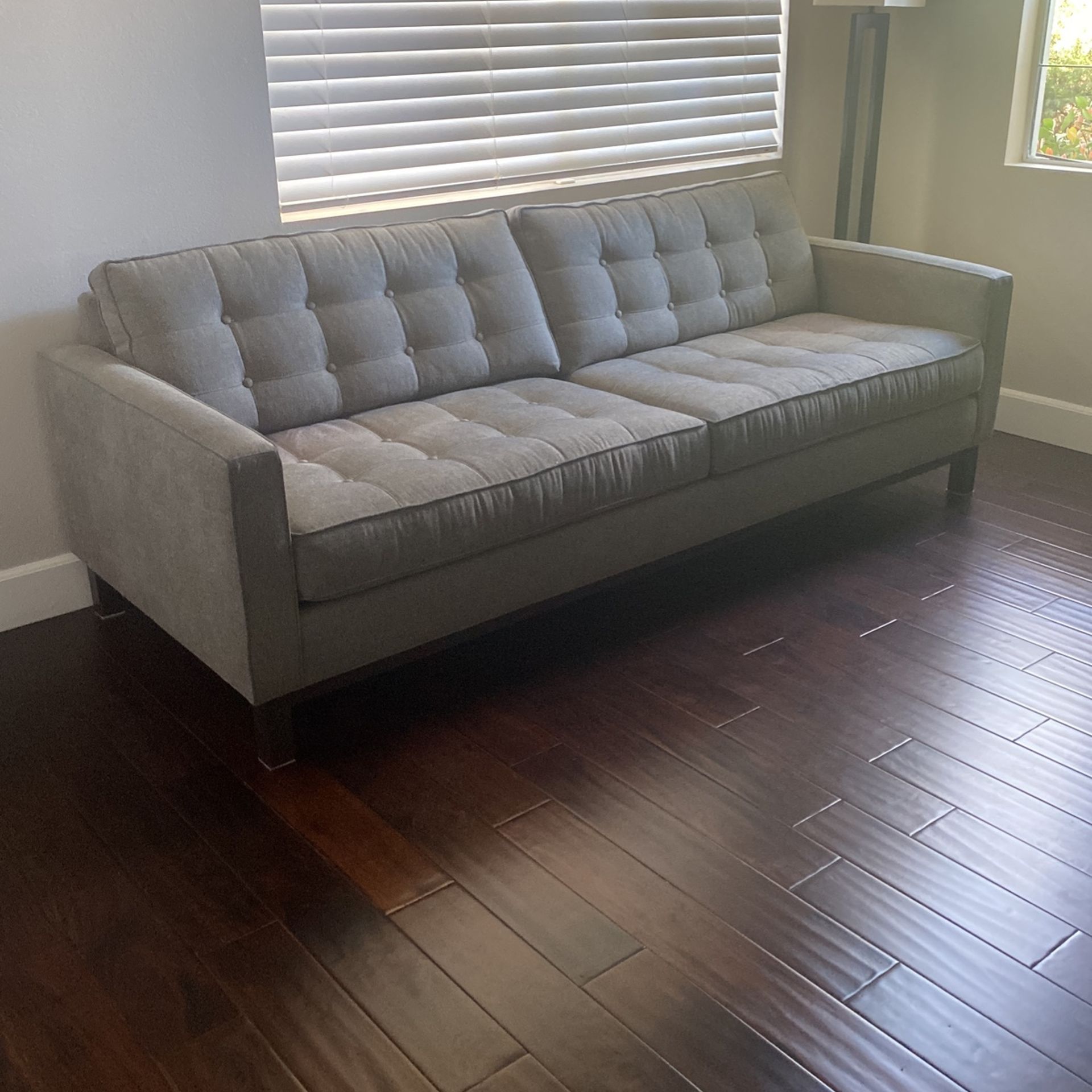 Ethan Allen Melrose Sofa in Caron Charcoal
