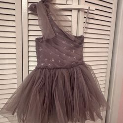 One Shoulder Formal Girls Dress Size 5/6 By Marais Sky