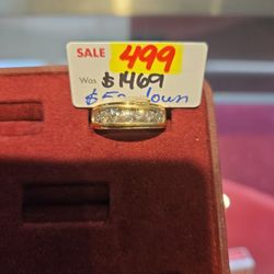 Yellow Gold Diamond Ring Blow-out Sale!