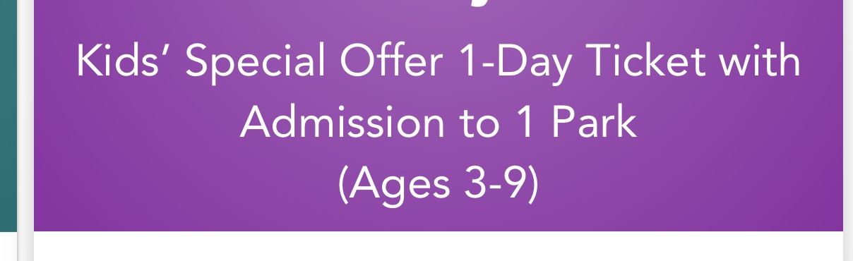 2 Kids Disneyland Tickets