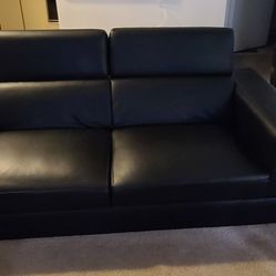 Selling Black Microfiber Couch For $300