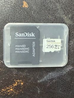 Sandisk micro sd card high endurance 256GB {3} V30  NEW for sale