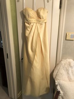 Yellow David’s Bridal Dress