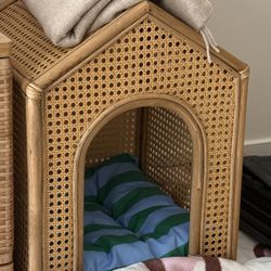 Rattan Dog House By Anthropologie
