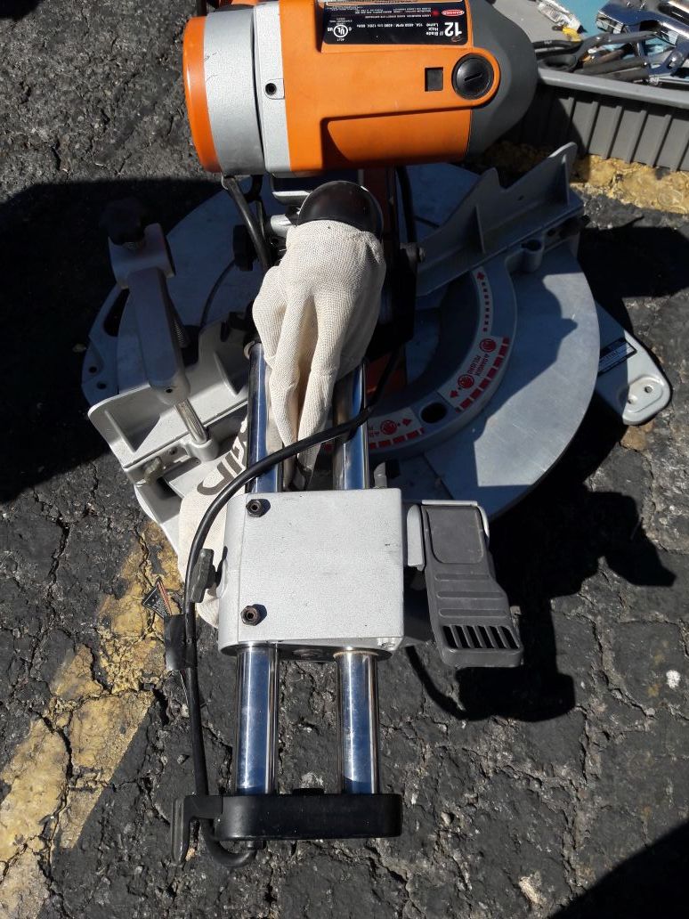 Ridgid 12 Ridgid sliding miter saw