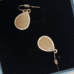 Earrings Beige Tone