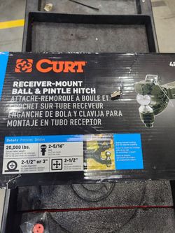 CURT Receiver-Mount Ball & Pintle Hitch