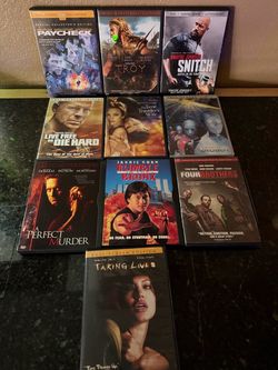 10 DVD Movie Bundle