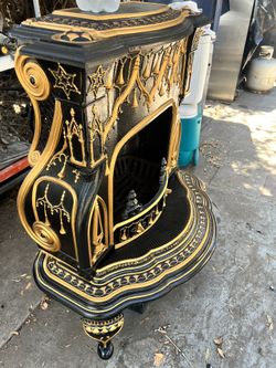 Gothic Cast Iron Fireplace Chimney