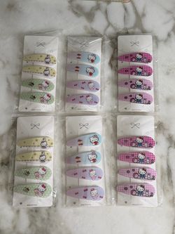 Hello kitty hair clips