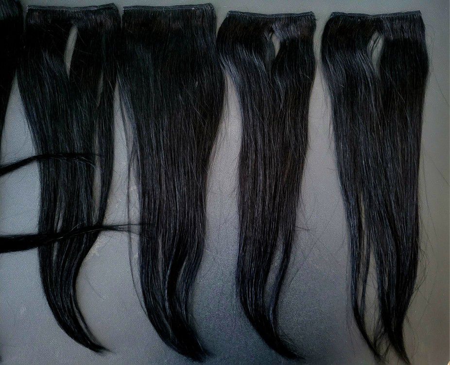 Human Hair Clip On Extensions 