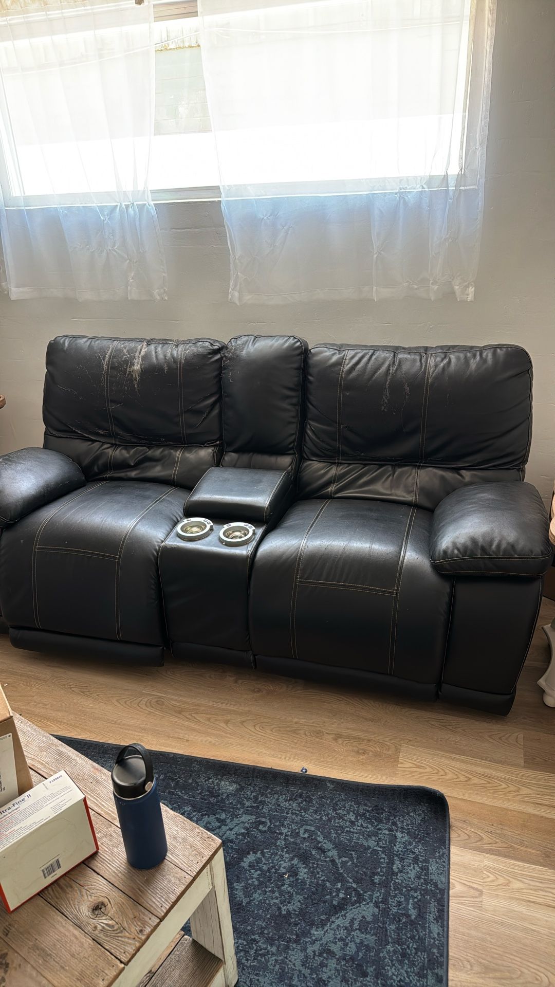 Black Leather Recliner
