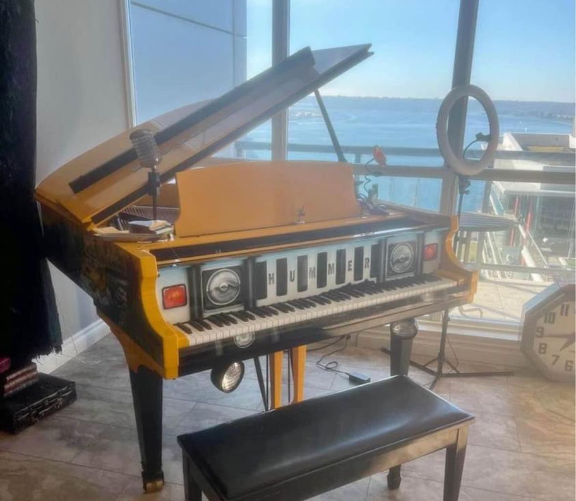Custom Hummer Grand Piano