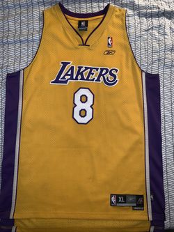 NBA Authentic pre owned Kobe Bryant 8 Reebok jersey for sale