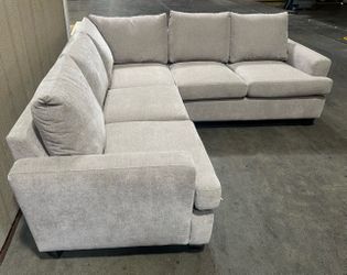 Costco Beige Fabric Sectional