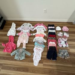 Size 0-3 Months Baby Girl Good Condition!!