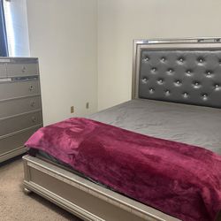 Queen Bed and Dresser