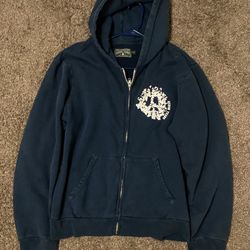 Denim Tears Denim University Zip Hoodie Navy