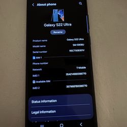 SAMSUNG GALAXY S22 ULTRA UNLOCKED ANY CARRIER
