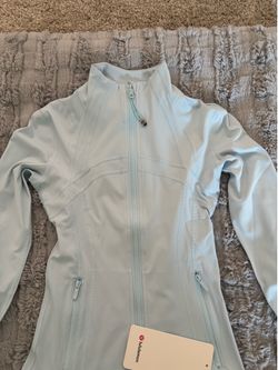 Light blue lululemon define jacket