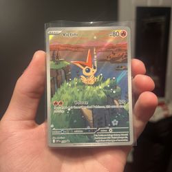 Pokémon TCG Victini Black Bolt & White Flare Promo Card Illustration SVP208