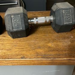 Dumbbells  2 35 Lbs 