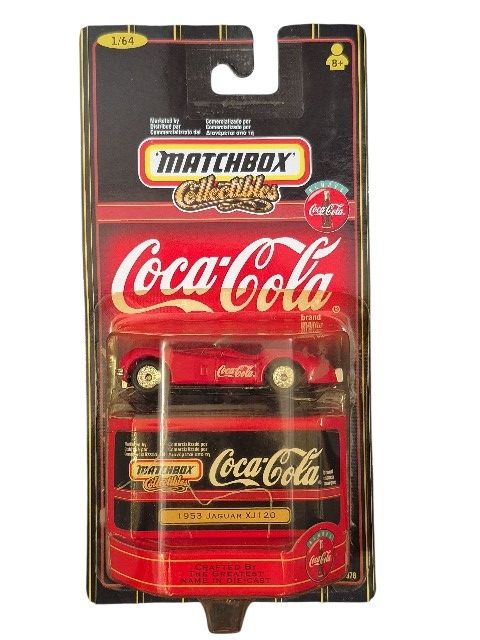 Matchbox Collectibles Coca-Cola 1953 Jaguar XJ120 1/64 Scale Die-Cast MOC
