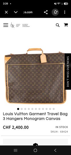 Lv Garment Bag