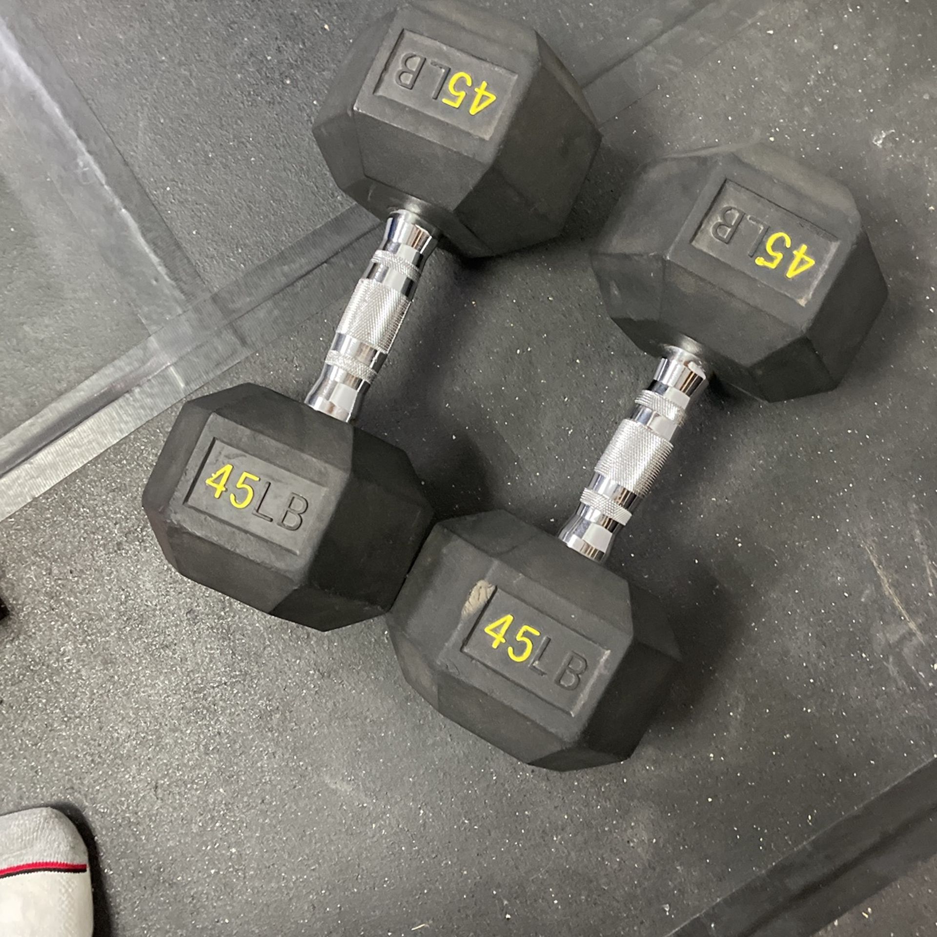 45 Lb Dumbbells
