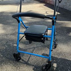 Walker - With Seat and Brakes