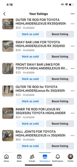 LEXUS RX 350/450h + TOYOTA HIGLANDER SUSPENSION ASSEMBLY