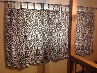 Zebra Print Drape