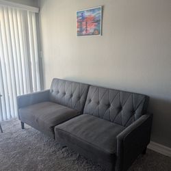 79" Upholstered Recliner Futon sofa Set