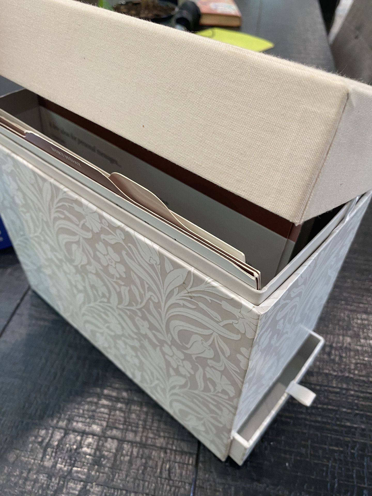 Card Organizer With A Variety Of Cards