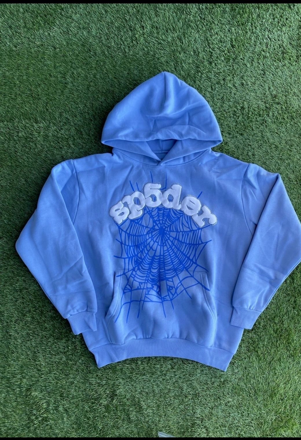*BRAND NEW* Spider Worldwide “BLUE “Hoodie - Ready To Ship🚚💨 (Size L)