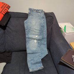 Blue denim gap girls pants