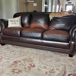 Leather couch