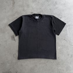 Vintage 90s Blank Black Short Sleeve Tee - L