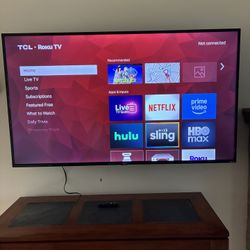 65” TCL Roku TV