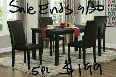 5 pc dining set (Brand new)