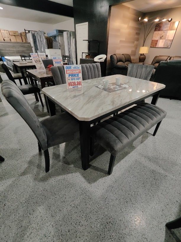 6Pc Dining Table Set