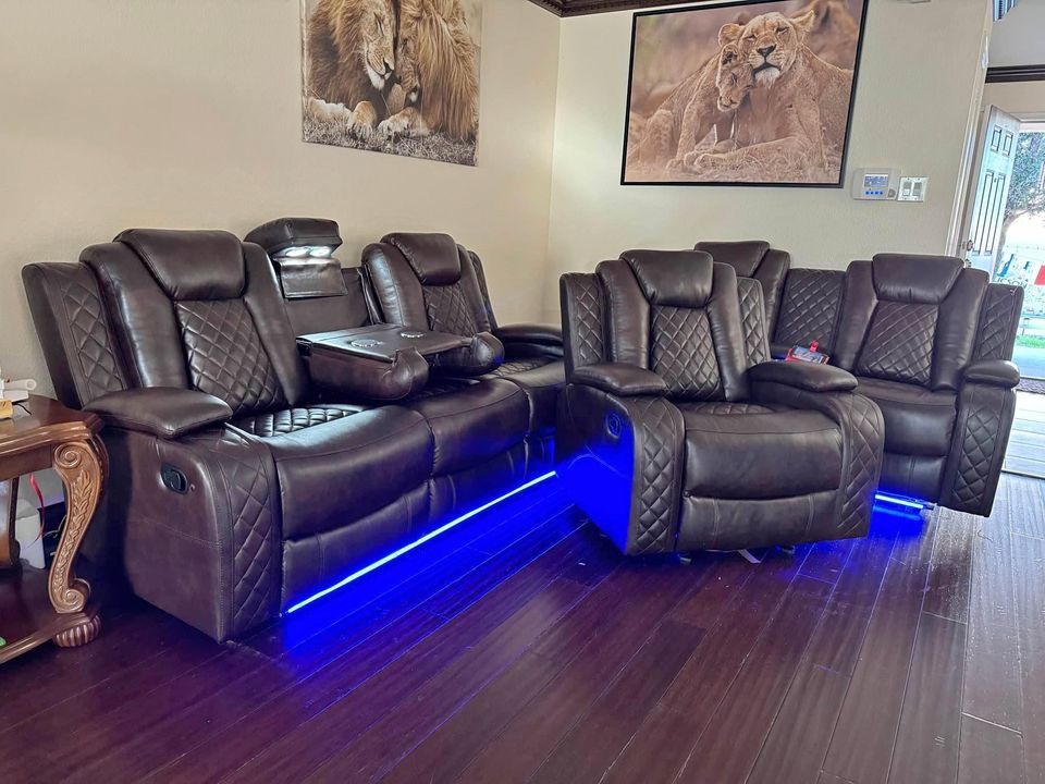 Sectional Power Recliner Y Sofas Reclinables Disponibles