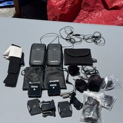 Filmmakers Kit: Wireless Mics Transmitters Receivers Etc