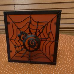 Halloween Glass Candle Holder 