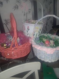 DIY Easter Baskets $10.00 ea1ch cash only (serious buyers)